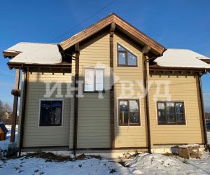 Завершено остекление дома деревянными окнами - декабрь 2020